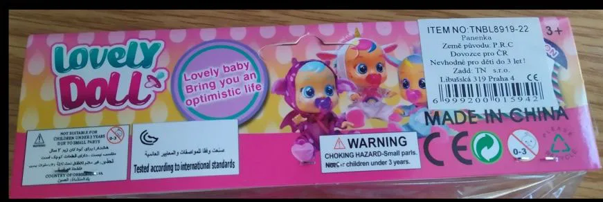 Bambola di plastica «Lovely DOLL» — foto 2 dell'alert A12/01388/22