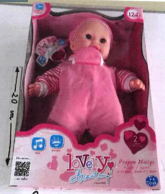 Bambola di plastica per bambini «Lovely Dream - Poupon Maëlys avec son» (FX TOYS – CREATION FOMAX)