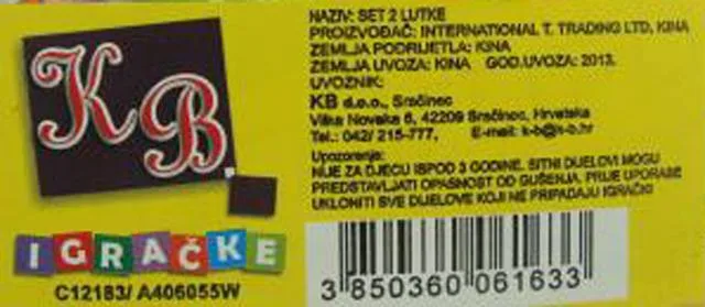 Set di bambole di plastica «Lovely - Flashing Enter» (KB)