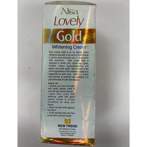 Crema schiarente per la pelle «Lovely Gold Whitening Cream» — foto 2 dell'alert SR/01564/25