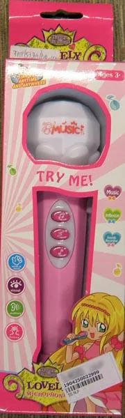 Microfono giocattolo «LOVELY MICROPHONE» (Happy To Sing)