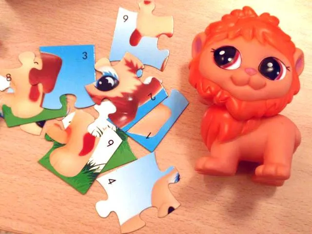 Animale di plastica con puzzle «Lovely Pet Park» (Tian Yuan Toys)