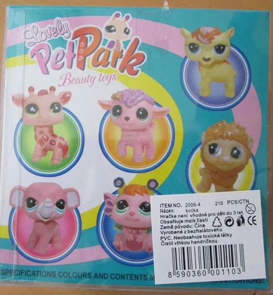 Giocattoli di plastica «Lovely PetPark» — foto 2 dell'alert A12/1014/15
