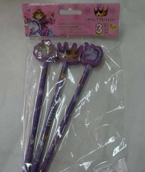 Matite con gomma «LOVELY PRINCESS» (Jumbo)