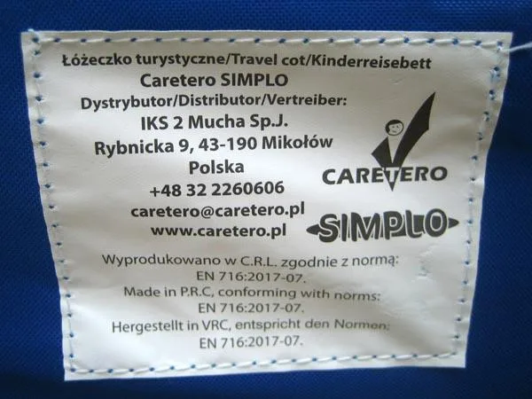 Culla da viaggio «LÓZECZKO TURYSTYCZNE» — foto 5 dell'alert A12/1728/19