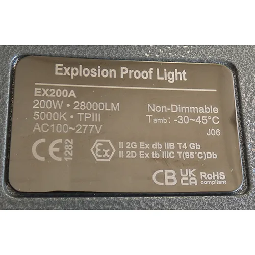 Luce a prova di esplosione — foto 9 dell'alert SR/03309/25