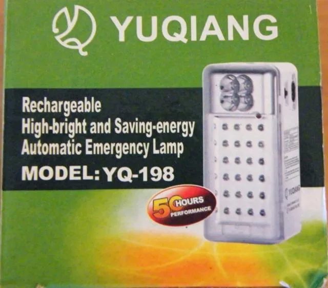 Luce di emergenza ricaricabile "Ricaricabile High-br — foto 1 dell'alert 0218/11