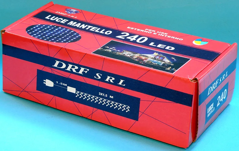 Catena di illuminazione «LUCE MANTELLO 240 LED» (DRF)