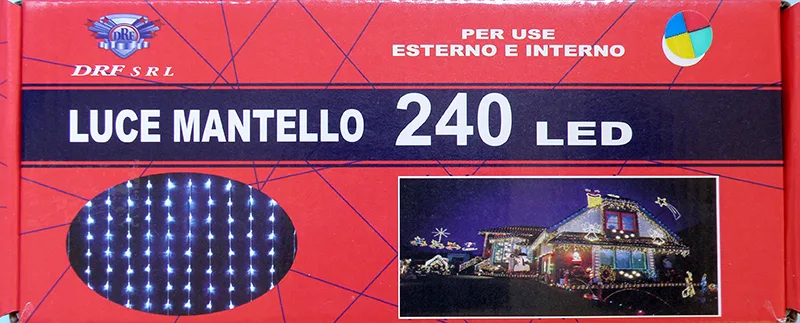Catena di illuminazione «LUCE MANTELLO 240 LED» — foto 3 dell'alert A12/00399/20