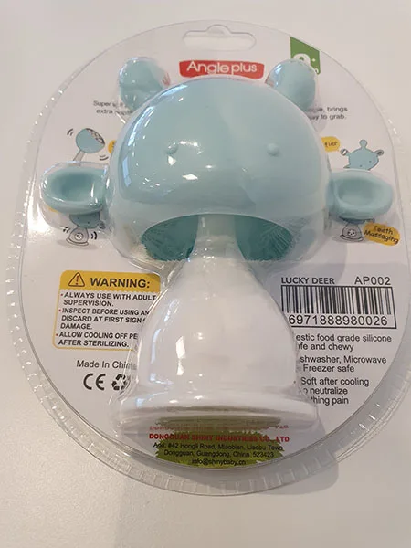 Dentifricio per bambini «Lucky Deer Baby Soothing Teether» (Dongguan Shiny Industries CO LTD.)
