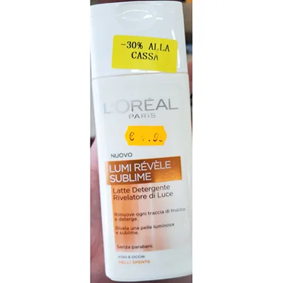 Latte detergente «Lumi revele sublime» (Loreal)