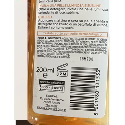 Latte detergente «Lumi revele sublime» — foto 3 dell'alert A12/02327/24