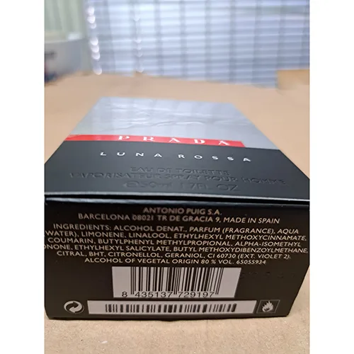 Eau de toilette «Luna rossa» (Prada)