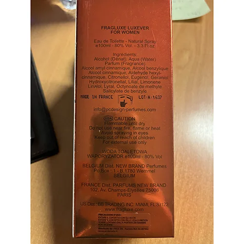 Eau de toilette «Luxever» — foto 2 dell'alert A12/02271/24