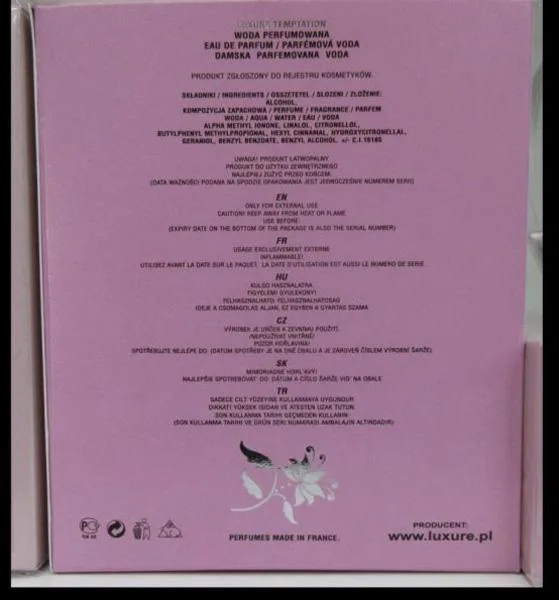 Profumo «LUXURE TEMPTATION» — foto 3 dell'alert A12/0422/19