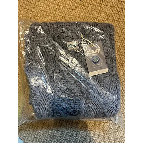 Sacco a pelo per bambini «Luxury Aran Knitted Baby Sleeping Bag in Super-Soft Italian Merino Wool with Side Zip Op…» — foto 4 dell'alert SR/03464/25