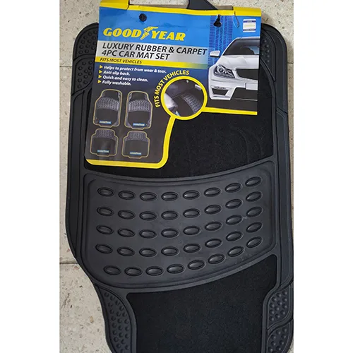 Accessori automobilistici «Luxury Rubber and Carpet 4PC Car Mat Set» — foto 1 dell'alert SR/04408/25