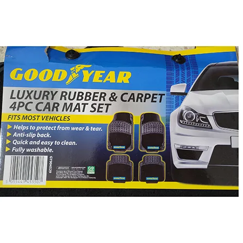 Accessori automobilistici «Luxury Rubber and Carpet 4PC Car Mat Set» — foto 2 dell'alert SR/04408/25