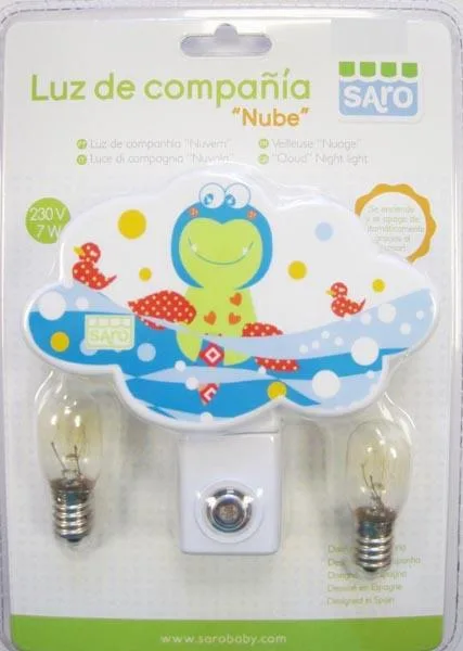 Luce notturna «Luz de Compañia "Nube" / "Cloud" Nightlight» (Saro)