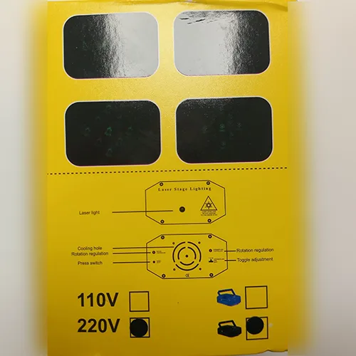 Proiettore laser «Luz de escenario Láser» — foto 4 dell'alert SR/01941/26