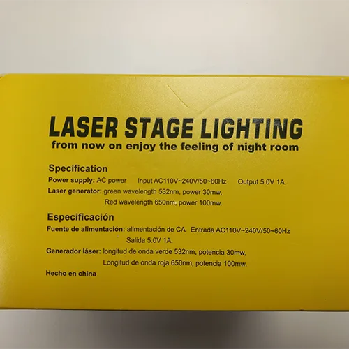 Proiettore laser «Luz de escenario láser» — foto 5 dell'alert SR/01948/26