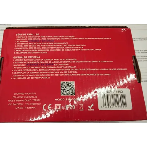 Catena di illuminazione «Luz de navidad uso interior y exterior 240 led luz amarillo» — foto 2 dell'alert SR/02274/25
