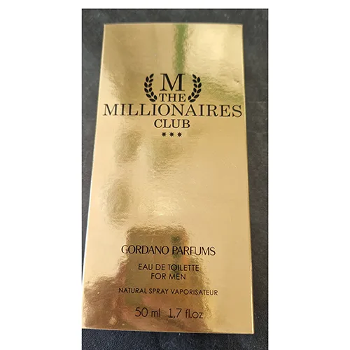 Eau de toilette «M THE MILLIONAIRES CLUB» (GORDANO PARFUMS)