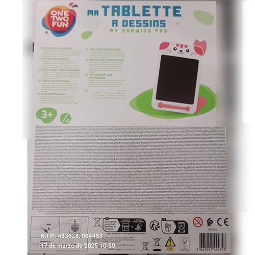 Tavola da disegno giocattolo «MA TABLETE A DESSINS "MY DRAWING PAD" (PIZARRA MAGICA 24 CM ANIMALITOS OTF)» — foto 2 dell'alert SR/01722/26