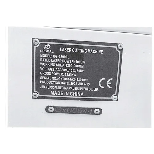 Macchina da taglio laser (UPGOAL)