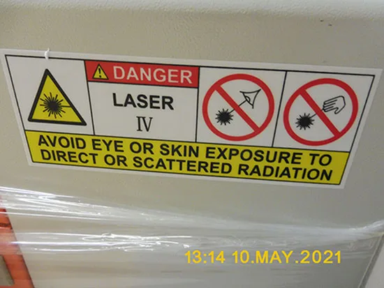 Macchina per incisione laser — foto 2 dell'alert A12/01175/21