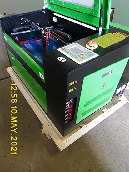 Macchina per incisione laser