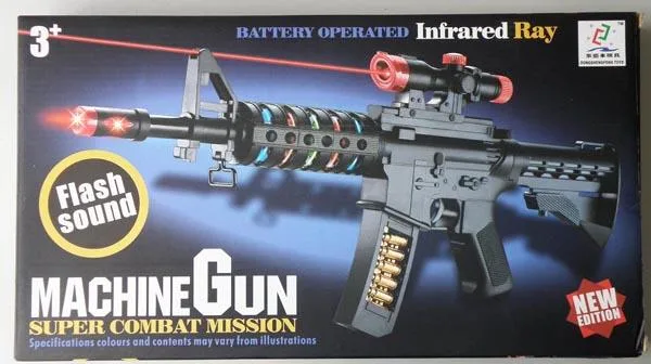 Mitragliatrice giocattolo «MACHINE GUN SUPER COMBAT MISSION» (Dongshengfeng)