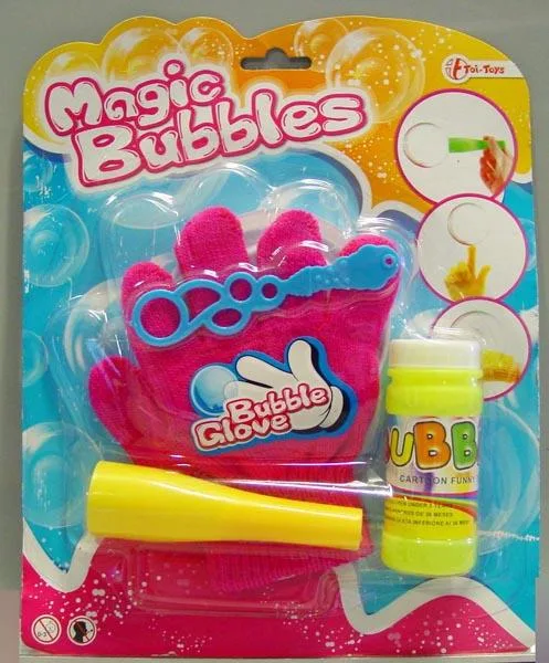 Giocattolo a bolle di sapone con guanto «Magic Bubbles» (TOI-TOYS)