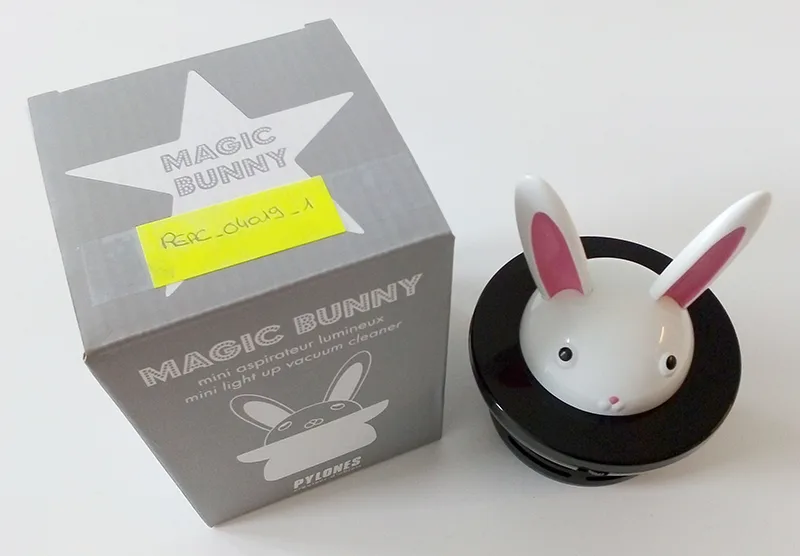 Mini illuminare l'aspirapolvere «Magic Bunny» (Pylones)