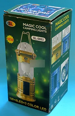 Lampada a LED portatile «MAGIC COOL CAMPING LIGHTS /Munkafény» (SL)
