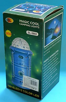 Lampada a LED portatile «MAGIC COOL CAMPING LIGHTS /Munkafény» — foto 2 dell'alert A12/00185/21
