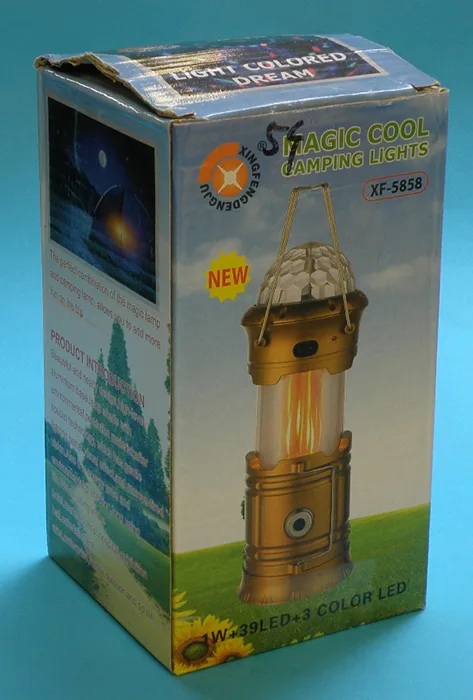 Lampada a LED portatile «MAGIC COOL CAMPING LIGHTS» (XINGFENGDENGJU)