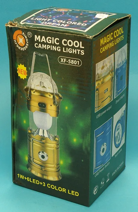 Lampada a LED portatile «MAGIC COOL CAMPING  LIGHTS» (XINGFENGDENGJU)