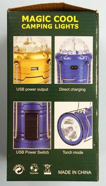 Lampada a LED portatile «MAGIC COOL CAMPING LIGHTS» — foto 2 dell'alert A12/1566/19