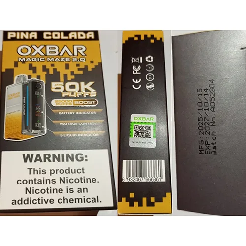 Sigaretta elettronica monouso «MAGIC MAZE 2.0, 50K PUFFS, 25000 PUFFS BOOST» — foto 5 dell'alert SR/01243/26
