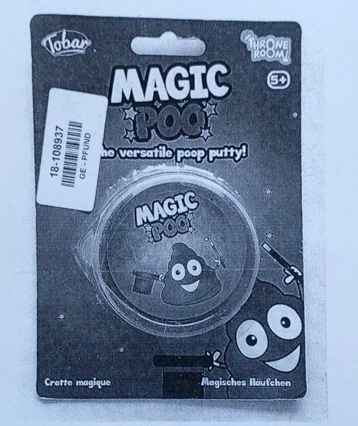 Giocattolo stucco/slime «Magic Poo/ Unicorn Magic Poo» (Tobar)