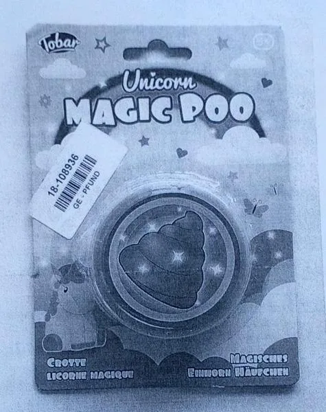 Giocattolo stucco/slime «Magic Poo/ Unicorn Magic Poo» — foto 2 dell'alert A12/0917/19