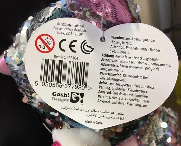 Giocattolo morbido con paillettes «Magic Sequin Friends» — foto 2 dell'alert A12/0837/19