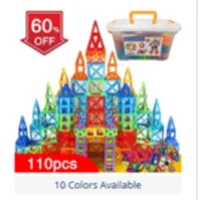 Giocattolo magnetico «Magical Magnet - Magnetic Blocks Magnetic Designer Building Construction Toys Set» (QBW)