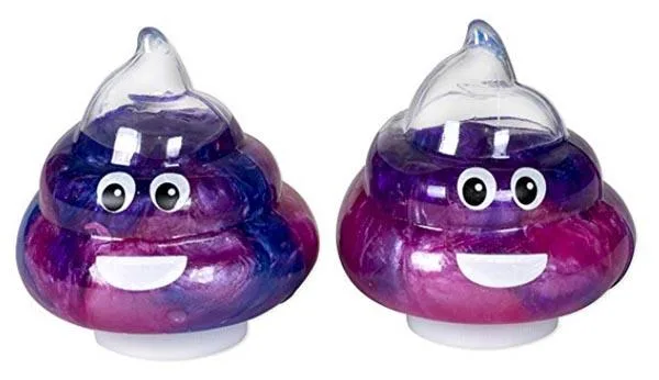 Melma del giocattolo «Magical Unicorn Poop Pink Purple Blue Swirl Slime» (Unknown)