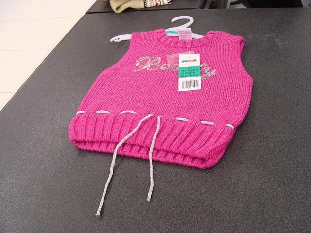 Maglione senza maniche per bambini (JUMBO)
