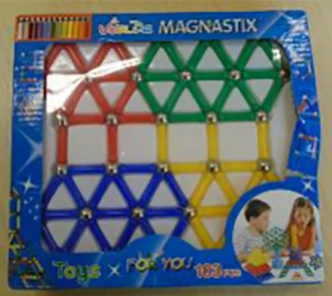 Set di giocattoli magnetici «Magnastix» (Vianda)