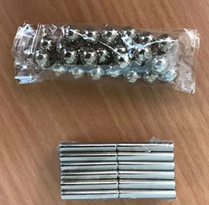 Set di edifici magneti «Magneet Bouwset - magnetische staven en metalen ballen 63 delig» — foto 2 dell'alert A12/00344/23