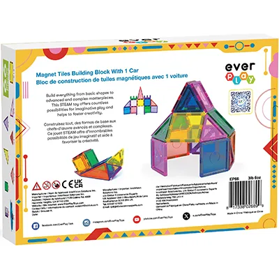 Giocattolo magnetico «Magnet Tiles Building Block with 1 Car, 66 pieces» — foto 5 dell'alert SR/01119/26
