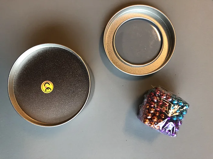 Set di giocattoli magnetici «Magnetic balls 5mm multicolour»